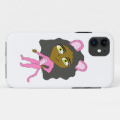Coques Case-Mate iPhone chatte rose (Dos (Horizontal))