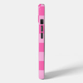 Coques Case-Mate iPhone Chaud Pink Checkerboard (Verso / Gauche)