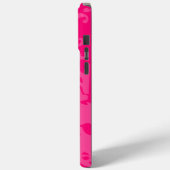 Coques Case-Mate iPhone Chaud rose Damask CONSERVEZ CALME ET Mangez des co (Verso / Gauche)