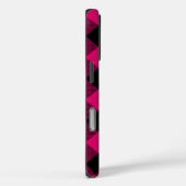 Coques Case-Mate iPhone Chaud rose et noir Buffle Plaid Personnalisé (Verso / Droite)