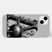 Coques Case-Mate iPhone Chaudière de sorcière Lettre A initiale personnali (Verso (horizontal))