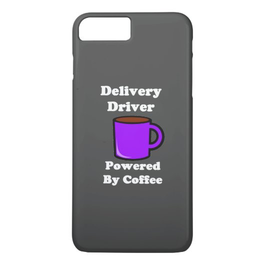 Coques Case-Mate iPhone "Chauffeur de Livraison" Propulsé par Café (Dos)