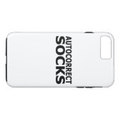 Coques Case-Mate iPhone Chaussettes de correction automatique (Dos (Horizontal))