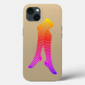 Coques Case-Mate iPhone chaussettes de Noël (Verso)