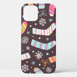 Case-Mate iPhone Case Chaussettes de Noël et flocons de neige : motif vi