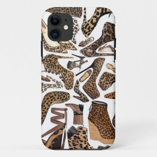 Coques Case-Mate iPhone Chaussure de léopard chic (Dos)
