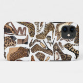Coques Case-Mate iPhone Chaussure de léopard chic (Dos (Horizontal))