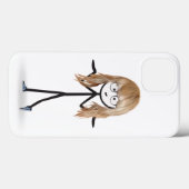 Coques Case-Mate iPhone Chaussure fille avec cheveux blonds (Verso (horizontal))