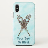 Coques Case-Mate iPhone Chaussures À Neige Traversées Sur Neige (Dos)