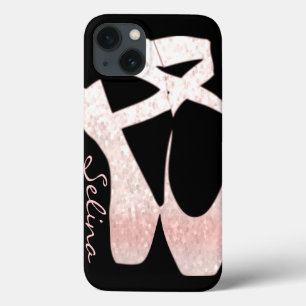 iPhone 13 Case Chaussures de ballet molles personnalisées de ros