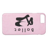 Coques Case-Mate iPhone Chaussures de Ballet Noir En Pointe (Dos (Horizontal))