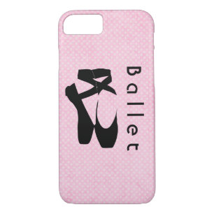 Coque iPhone 8/7 Chaussures de Ballet Noir En Pointe