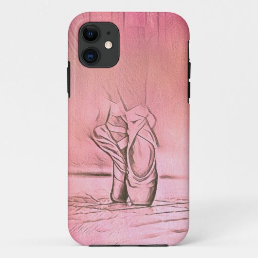 Coques Case-Mate iPhone Chaussures de ballet rose à Pointe (Dos)