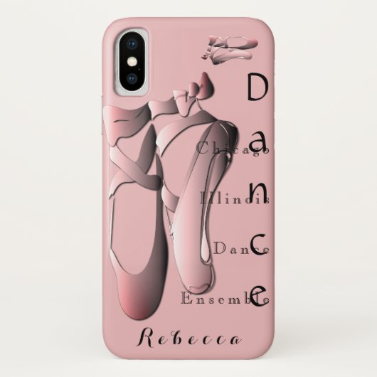 Coques Case-Mate iPhone Chaussures de talon de ballet rose (Dos)