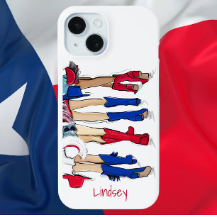 Coque Pour iPhone 15 Chaussures et chapeaux de dames du Texas méridiona