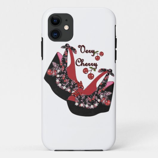 Coques Case-Mate iPhone Chaussures RAB Rockabilly Very Cherry (Dos)
