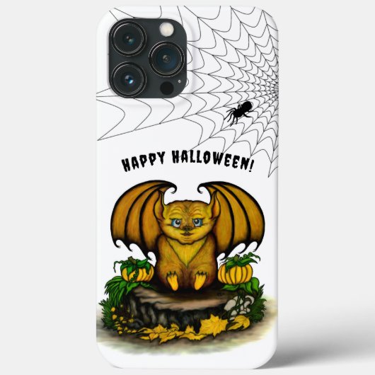 Coques Case-Mate iPhone Chauve-souris mignonne d'Halloween (Verso)