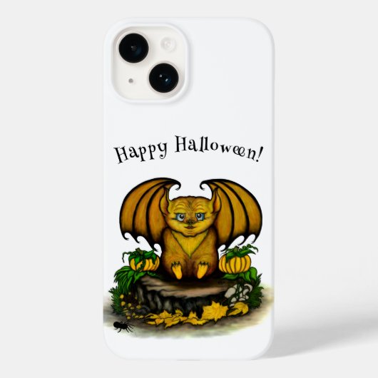 Coques Case-Mate iPhone Chauve-souris mignonne d'Halloween (Verso)
