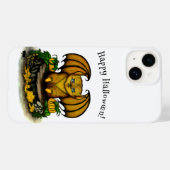 Coques Case-Mate iPhone Chauve-souris mignonne d'Halloween (Verso (horizontal))
