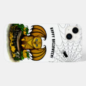 Coques Case-Mate iPhone Chauve-souris mignonne d'Halloween (Verso (horizontal))