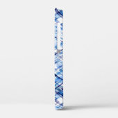 Coques Case-Mate iPhone checkered, tartan, plaid, classic, blue, white (Verso / Gauche)