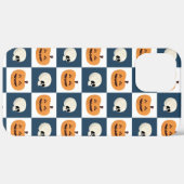 Coques Case-Mate iPhone Checks de Skulls et Pumkins (Verso / Droite)