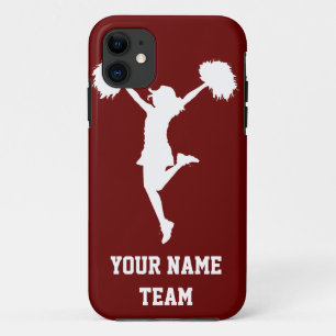 Coque iPhone 11 Cheerleading personnalisable de pom-pom girl
