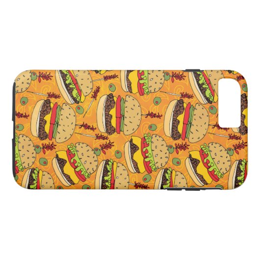 Coques Case-Mate iPhone Cheeseburger de luxe (Dos (Horizontal))