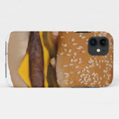 Coques Case-Mate iPhone Cheeseburger Sur Le Sesame Seed Bun (Dos (Horizontal))