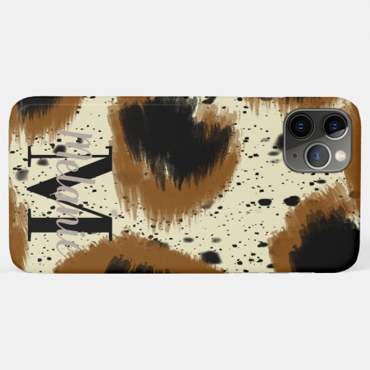 Coques Case-Mate iPhone Cheetah Abstrait Splash Art moderne (Dos (Horizontal))