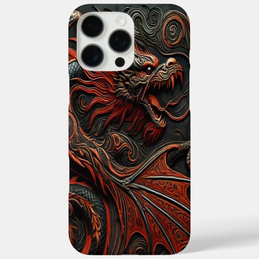 Coques Case-Mate iPhone Chef-d'œuvre d'art du dragon (Verso)