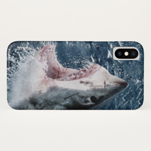 Coques Case-Mate iPhone Chef du grand requin blanc (Dos (Horizontal))