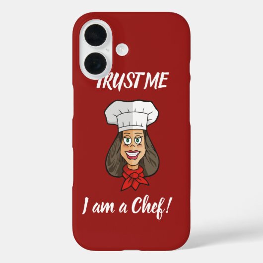 Coques Case-Mate iPhone Chef femme (Verso)