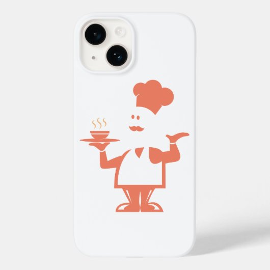 Coques Case-Mate iPhone Chef tenant un bol de soupe (Verso)