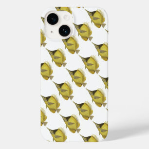 Coque Pour iPhone 14 Chelmon Tropical Jaune Longirostris, Poisson Vinta