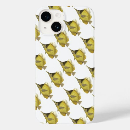Coques Case-Mate iPhone Chelmon Tropical Jaune Longirostris, Poisson Vinta (Verso)