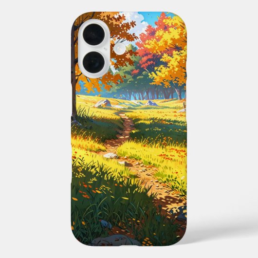 Coques Case-Mate iPhone Chemin d'automne d'or (Verso)