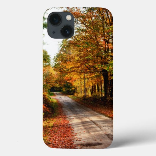 Coques Case-Mate iPhone Chemin de bois avec feuillage de chute (Verso)