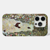 Coques Case-Mate iPhone Chemin de jardin avec poulets, Gustav Klimt, Art N (Verso (horizontal))