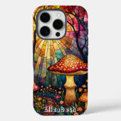 Coques Case-Mate iPhone Chemin de lumière du champignon en verre tendu (Verso)