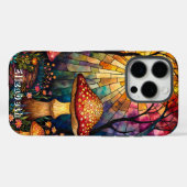 Coques Case-Mate iPhone Chemin de lumière du champignon en verre tendu (Verso (horizontal))