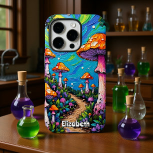 Coques iPhone 16 Pro Chemin du champignon éclairé