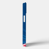 Coques Case-Mate iPhone Chemin rouge et blanc avec Blue Rays Mobile (Verso / Droite)