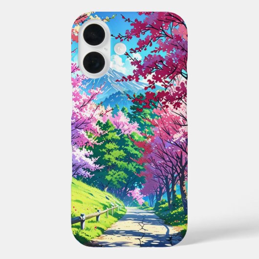Coques Case-Mate iPhone Chemin Spring Mountain (Verso)