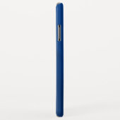 Coques Case-Mate iPhone Chemise de football sur mesure - Bleu (Dos/Droite)