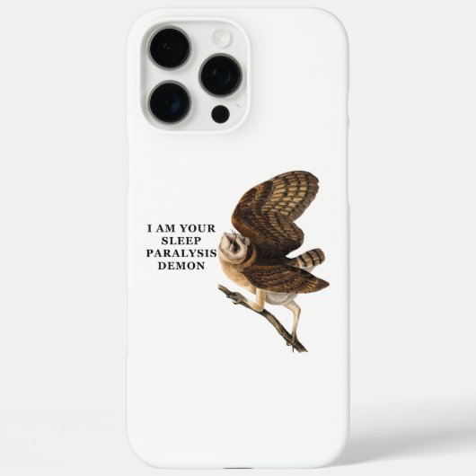 Coques Case-Mate iPhone Chemise drôle de chouette effraie (Verso)