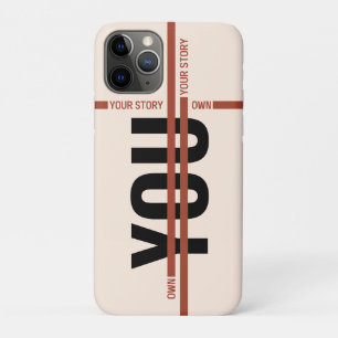 Case-Mate iPhone Case Chemise « Maîtrise ton histoire » – Citation motiv