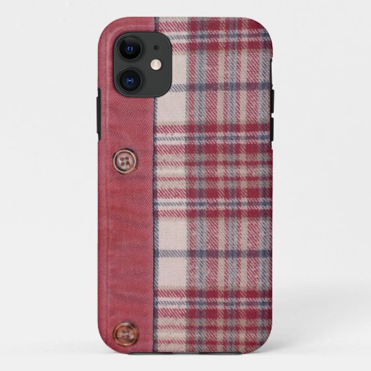 Coques Case-Mate iPhone Chemise Plaid / motif Chemise Flannel (Dos)