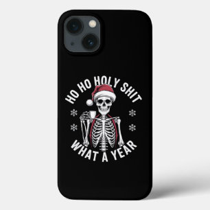Case-Mate iPhone Case Chemise Sainte Quel An Humour de Noël Squelette
