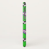 Coques Case-Mate iPhone Chemises de football Claret Bleu Design. (Dos/Gauche)